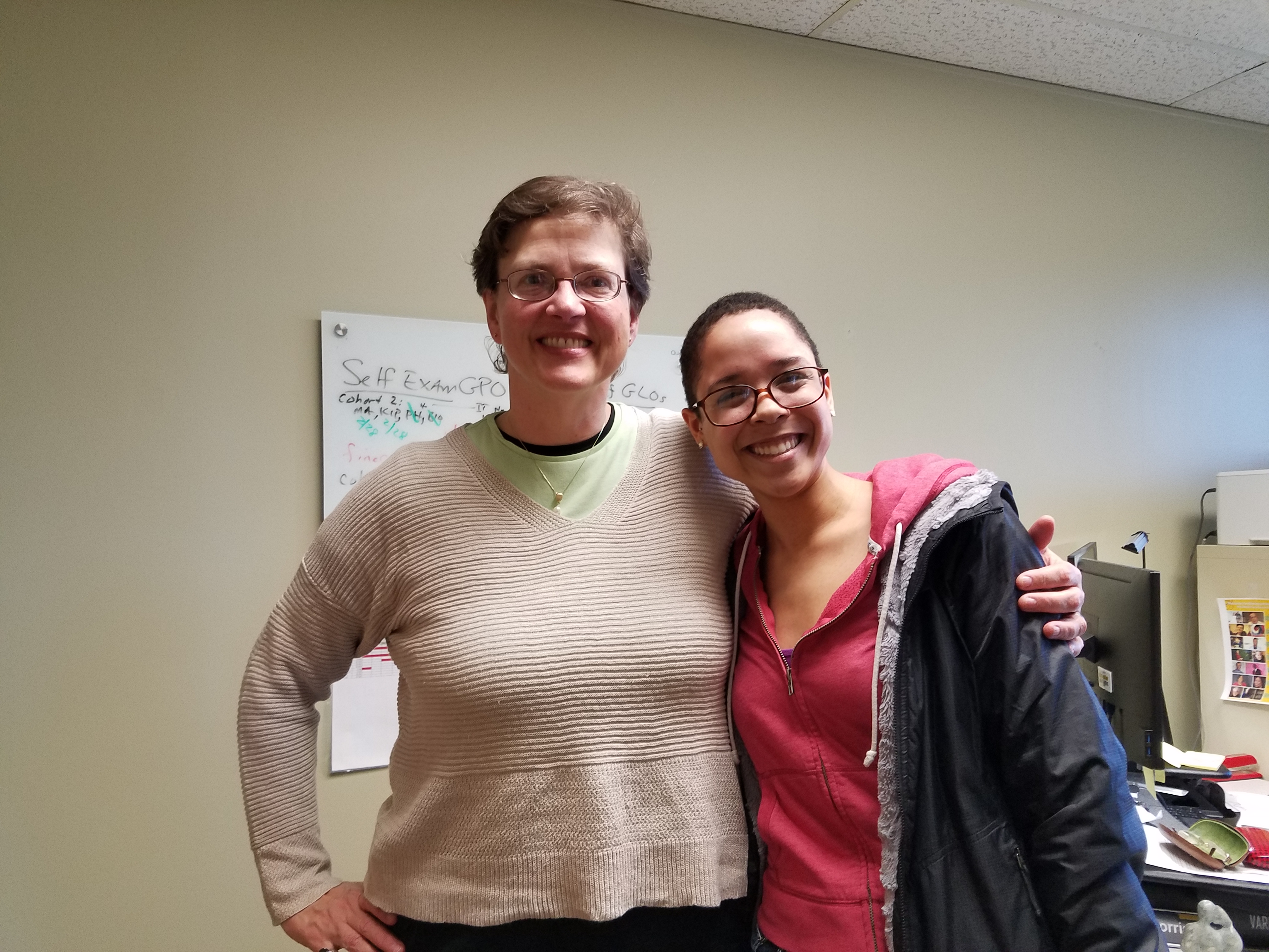 Faith and Jamie March 20 2017 (Grad School).
