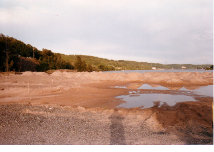 Waterfron sand