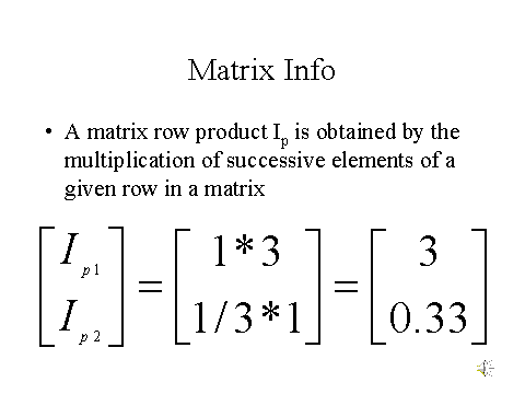 Matrix Info