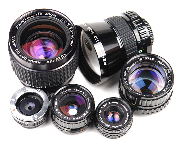 Pentax Auto 110 Lenses